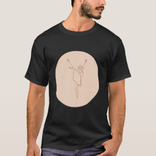 Camiseta Balé Artístico Ballerina Pointe Barr Gráfico 29