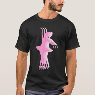 Camiseta Balé artístico Ballerina Pointe Barr Gráfico 39