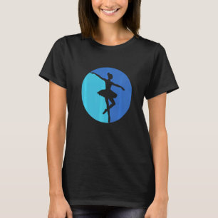 Camiseta Balé Artístico Ballerina Pointe Barr Gráfico 5