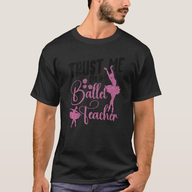Camiseta Balé Dançarino Rapariga Ballerina Balé Professora (Frente)