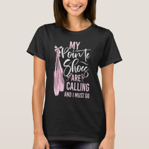 Camiseta Balé Dançarino Rapariga Ballerina Calçado My