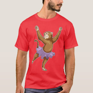 Camiseta Balé de Macaco Ballerina Dança