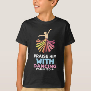 Camiseta Balé de religião cristã Bíblia de dança Crist