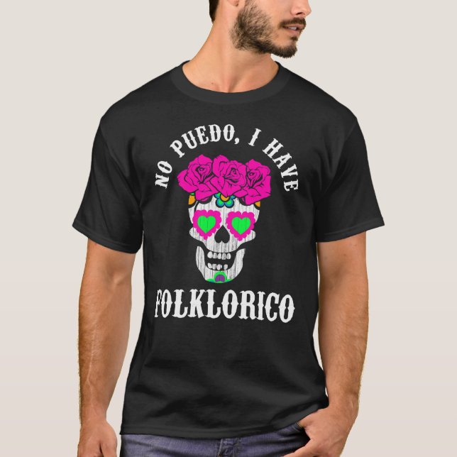 Camiseta Balé Folklorico Tee No Puedo Eu Tenho Folklorico (Frente)