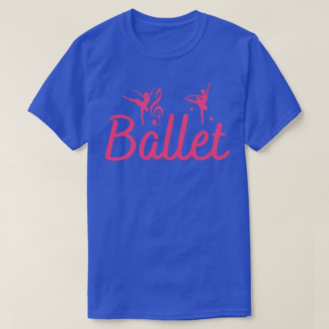 Camiseta Balé Funny Ballerina para Balé loverballet danc (Frente do Design)