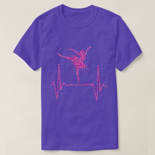 Camiseta Balé Heartbeat Balé School Dancing (Frente do Design)