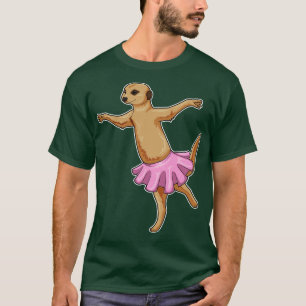 Camiseta Balé Meerkat Ballerina Dança