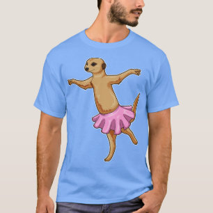 Camiseta Balé Meerkat Ballerina Dança