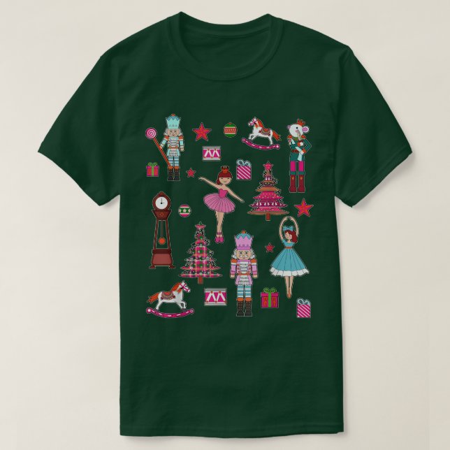 Camiseta Balé Pastel Balletomane no Natal Paj (Frente do Design)