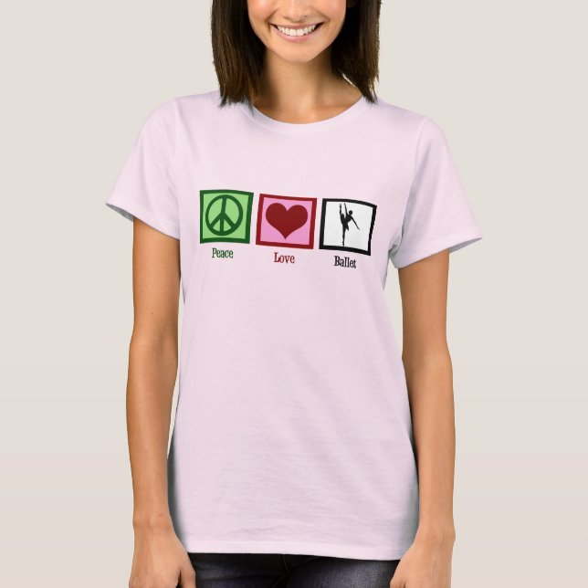 Camiseta Balé Peace Love (Frente)