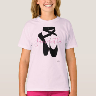 Camiseta Balé preto HAMbyWG Slippers com seu nome