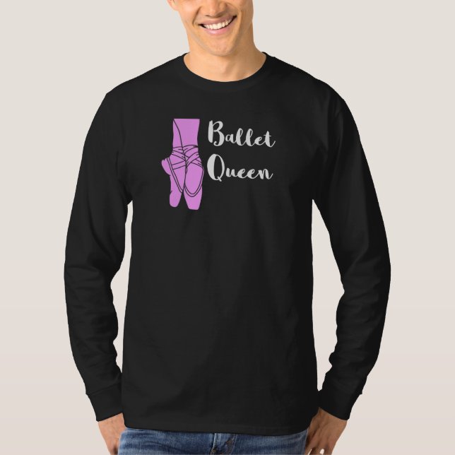 Camiseta Balé Rainha Ballerina Calçados Ballett Dancin (Frente)