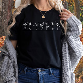 Camiseta Balé Skeleton Ballerinas