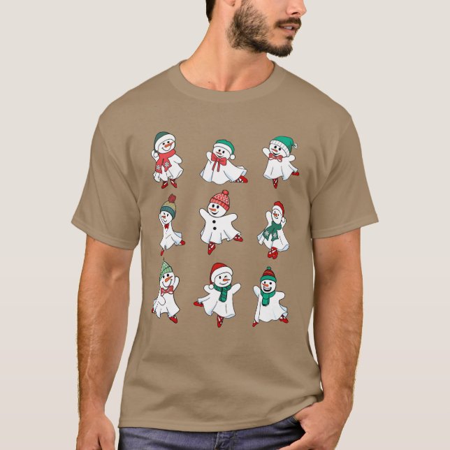 Camiseta Balé Snowman - Garota de Natal (Frente)