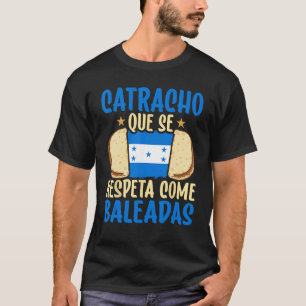 Camiseta Baleada Hondurdurenha Comida Comida Honduras Flag 