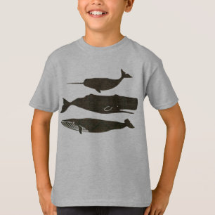 Camiseta Baleia Antiga Náutica Vida Marinha Vintage Oceano