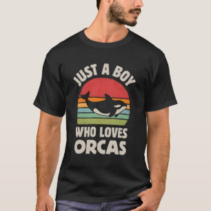 Camiseta Baleia Apenas Um Que Ama Animais Do Mar De Orcas