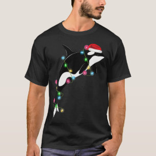 Camiseta Baleia Assassina de Orca Engraçada Santa Hábito Ma
