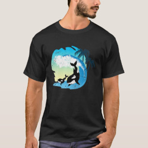 Camiseta Baleia Assassina Orcas Ocean Amante de os animais