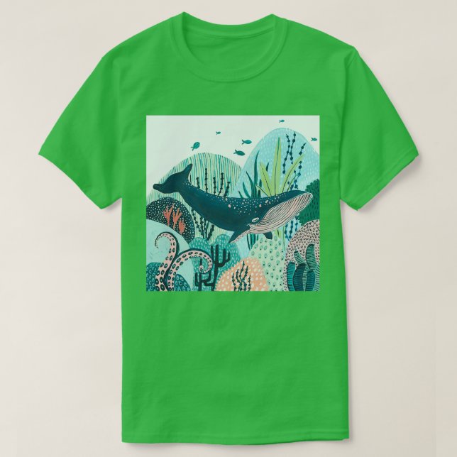 CAMISETA BALEIA AZUL 54 5 (Frente do Design)
