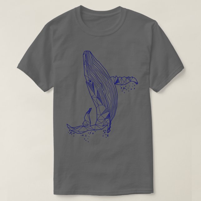 Camiseta baleia azul 69 (Frente do Design)