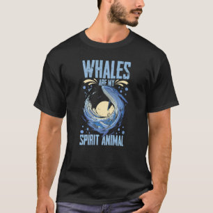 Camiseta Baleia Azul Baleia-Vazia Baleias-dorso Citam Anima