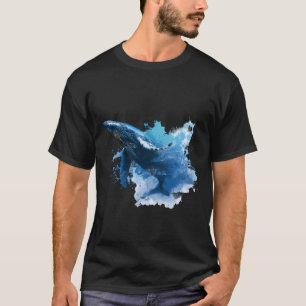 Camiseta Baleia Azul Biologia Marinha Animal Mar Oceano Jub