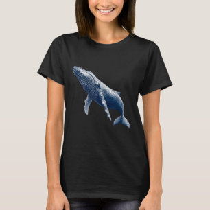 Camiseta Baleia Azul Biologia Marinha Animal Mar Oceano Jub