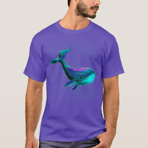 Camiseta Baleia Azul-Cura Feliz e Feliz