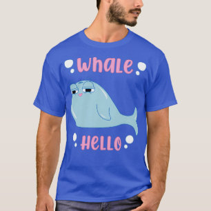 Camiseta Baleia azul flertando
