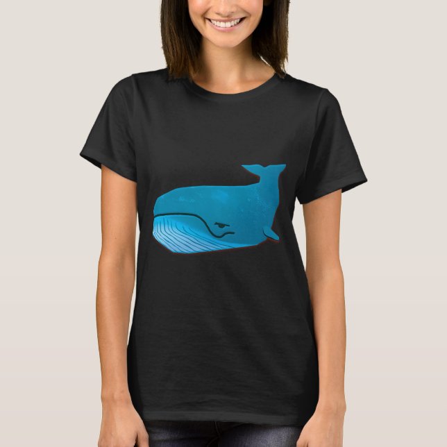 Camiseta Baleia Azul Presunçosa (Frente)