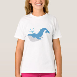 Camiseta Baleia Azul Profunda
