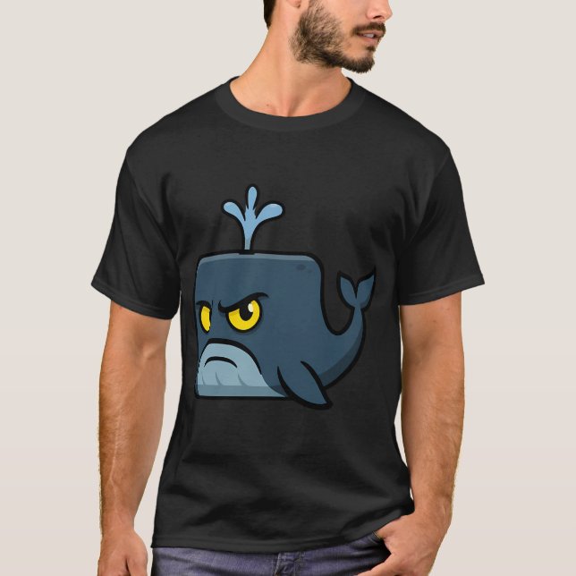 Camiseta Baleia Azul Quadrada (Frente)