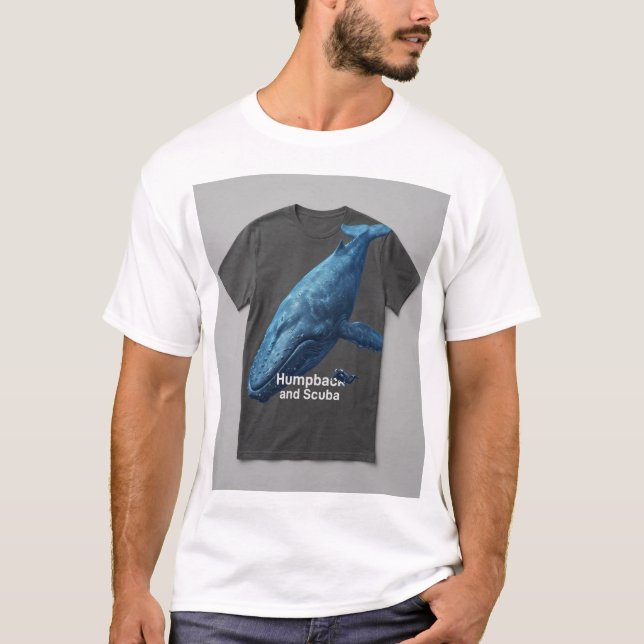 Camiseta Baleia Azul Sonhadora (Frente)