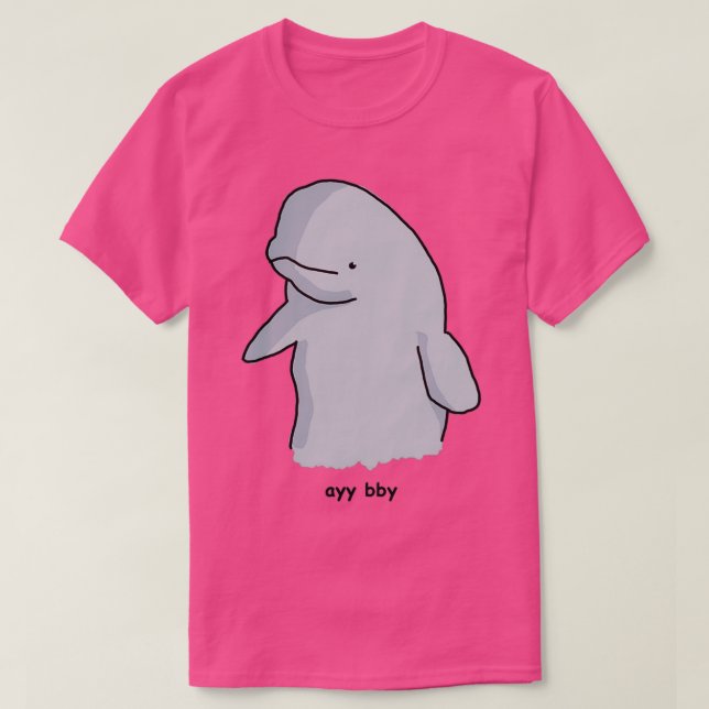 Camiseta Baleia Beluga 12 (Frente do Design)