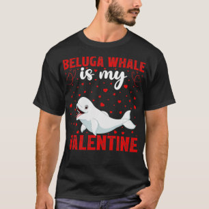 Camiseta Baleia Beluga É Meu Namorados Engraçado Baleia Bel