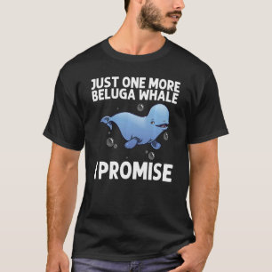 Camiseta Baleia Beluga Legal Para Homens Mulheres Ou Baleia