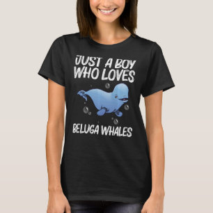 Camiseta Baleia Beluga legal Para Meninos Orca Baleias Salv