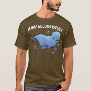 Camiseta Baleia Beluga legal Para Mulheres Mãe Baleias Orca