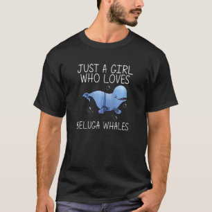 Camiseta Baleia Beluga legal Para Raparigas Crianças Orca S