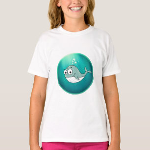 Camiseta Baleia, Cachalote, Subaquático