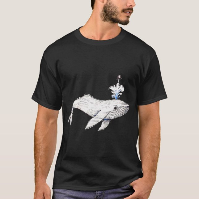 Camiseta Baleia Cartola (Frente)
