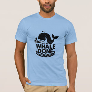 Camiseta Baleia Concluída Baleia Engraçada Sarcástica