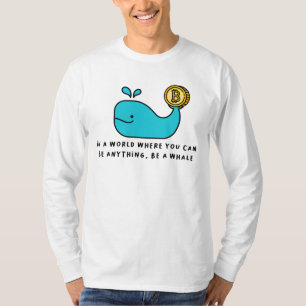 Camiseta Baleia-Cripto-Bitamoula - Seja uma Baleia-Bitamela