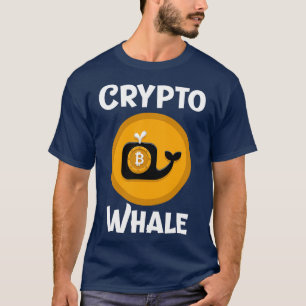 Camiseta Baleia-Cripto Engraçada
