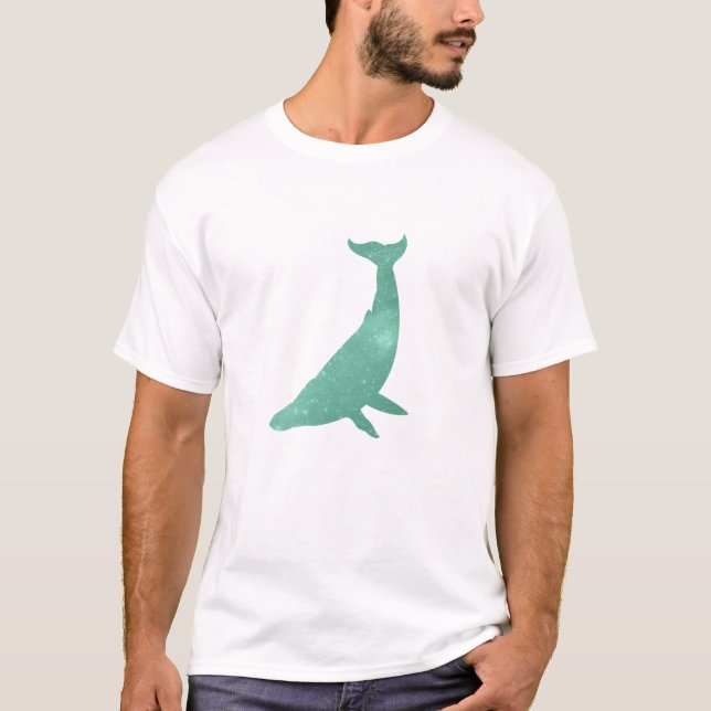 Camiseta Baleia da espuma do mar (Frente)