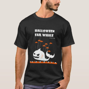 Camiseta Baleia da falha do Dia das Bruxas