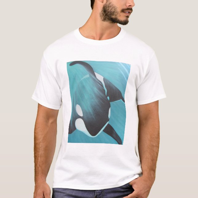 Camiseta Baleia de assassino (Frente)