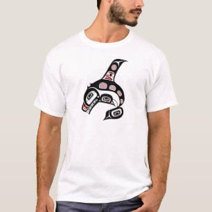 Camiseta Baleia de assassino noroeste da arte do Haida da