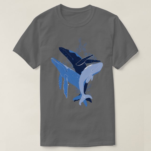 Camiseta Baleia de baleia 48 (Frente do Design)